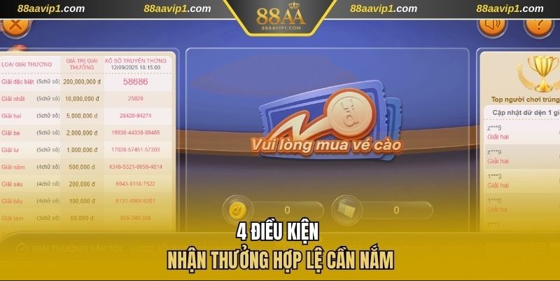 4 điều kiện để nhận thưởng hợp lệ cần nắm