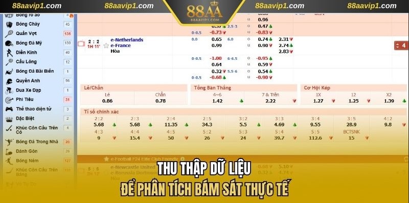 Dữ liệu phân tích thực tế